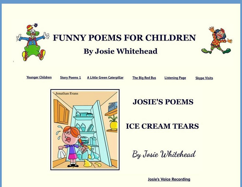 Josie's Poems: "Ice Cream Tears" Primary