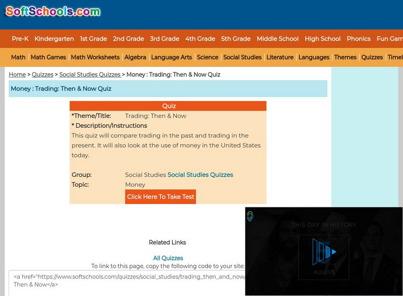 Soft Schools: Trading: Then & Now Unknown Type Soft Schools: Trading: Then & Now Unknown Type