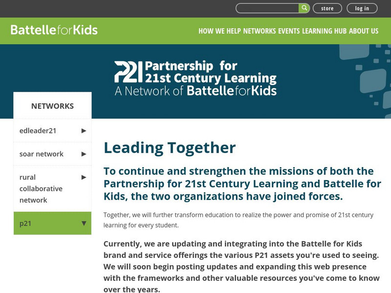 P21: 21st Century Student Outcomes and Support Systems Website P21: 21st Century Student Outcomes and Support Systems Website