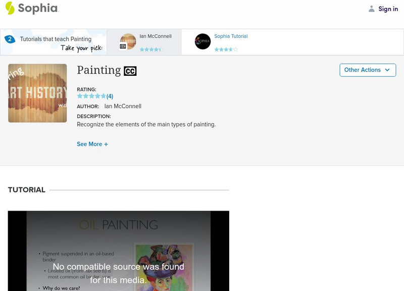 Sophia: Painting: Lesson 3 Instructional Video