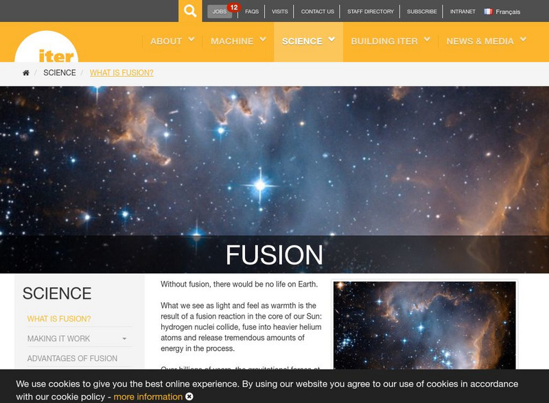 Iter: What Is Fusion? Article Iter: What Is Fusion? Article