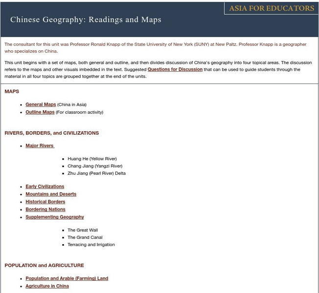 Asia for Educators: Outline Maps Graphic Asia for Educators: Outline Maps Graphic