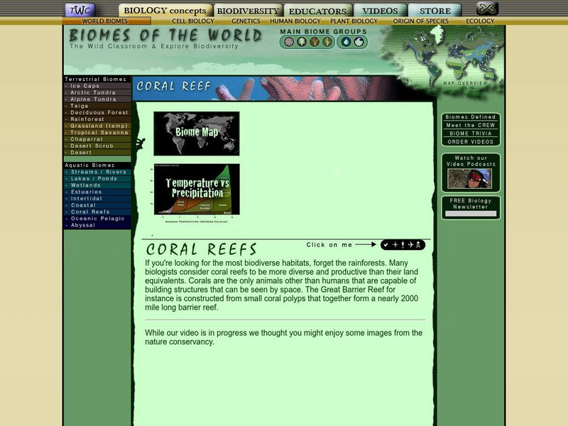 The Wild Classroom: Biomes of the World: Coral Reef Biome Unit Plan The Wild Classroom: Biomes of the World: Coral Reef Biome Unit Plan