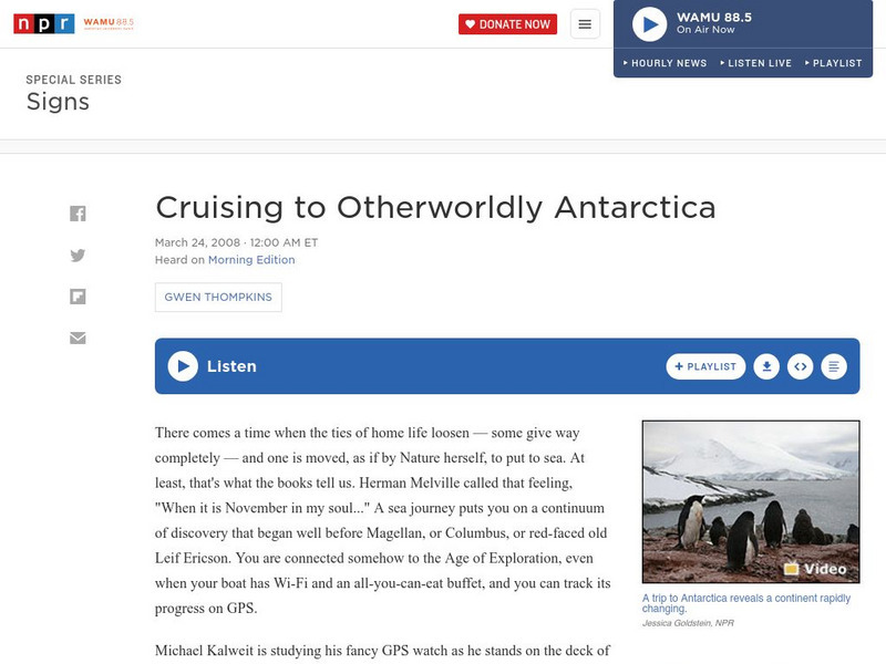 Npr: Cruising to Antarctica PPT Npr: Cruising to Antarctica PPT