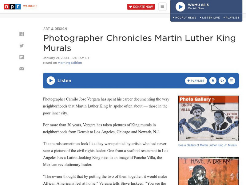 Npr: Mlk Murals Website