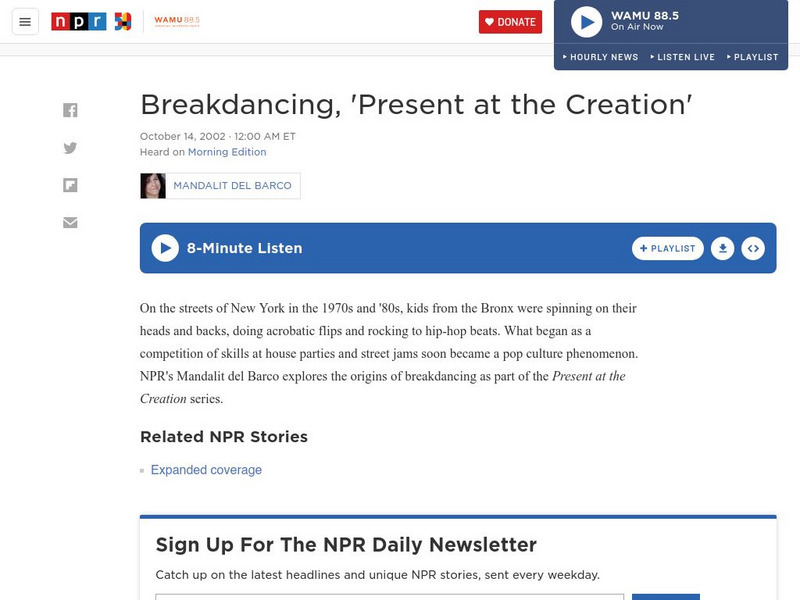 Npr: Breakdancing Audio Npr: Breakdancing Audio