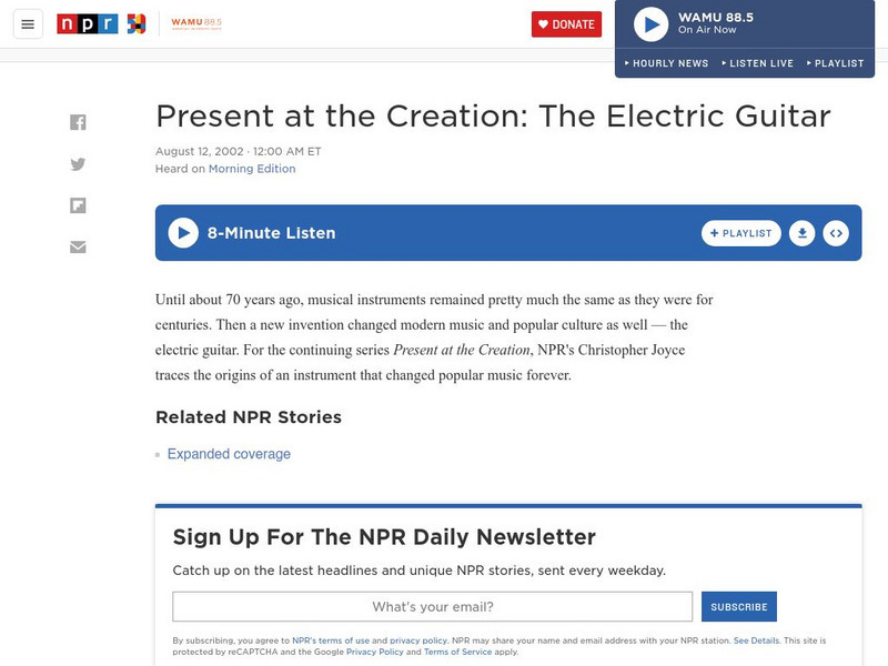 Npr: The Electric Guitar Audio Npr: The Electric Guitar Audio
