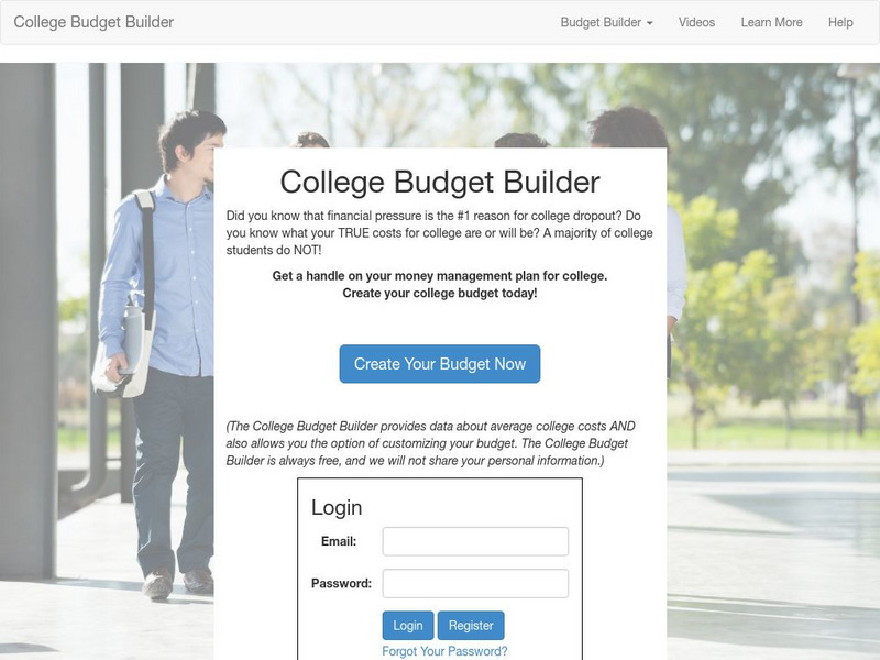 Economic Awareness Council: Student Budget Builder Interactive Economic Awareness Council: Student Budget Builder Interactive