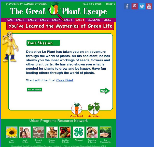University of Illinois Extension: The Great Plant Escape Interactive University of Illinois Extension: The Great Plant Escape Interactive