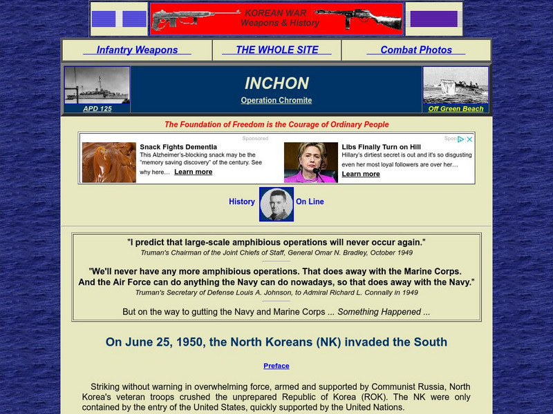 Inchon: Overview Handout Inchon: Overview Handout