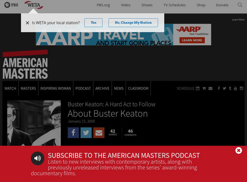Pbs: American Masters: Buster Keaton Website Pbs: American Masters: Buster Keaton Website