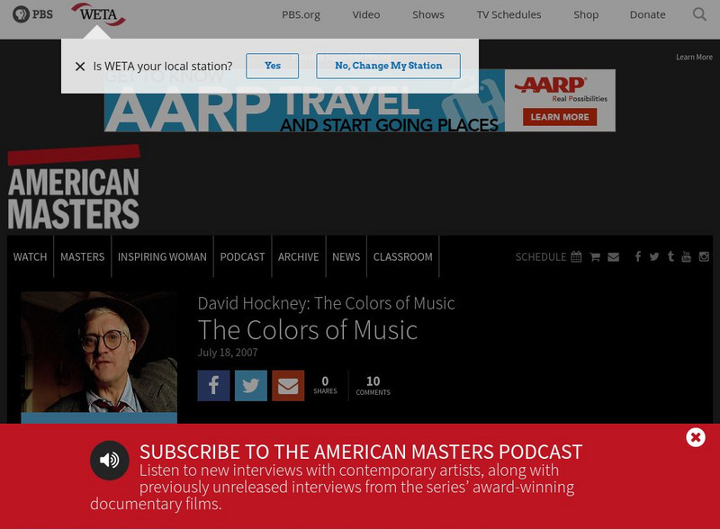 Pbs: American Masters: David Hockney Website Pbs: American Masters: David Hockney Website