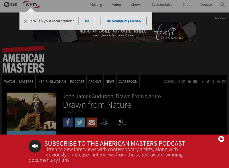 Pbs: American Masters: John James Audubon Website Pbs: American Masters: John James Audubon Website