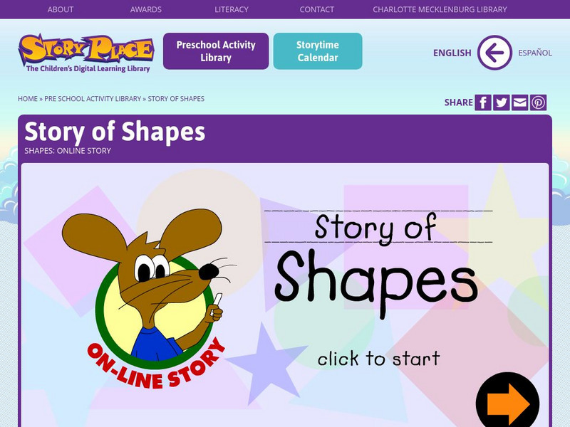 Story Place: Story of Shapes Instructional Video Story Place: Story of Shapes Instructional Video