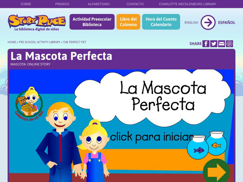Story Place: La Mascota Perfecta Instructional Video Story Place: La Mascota Perfecta Instructional Video