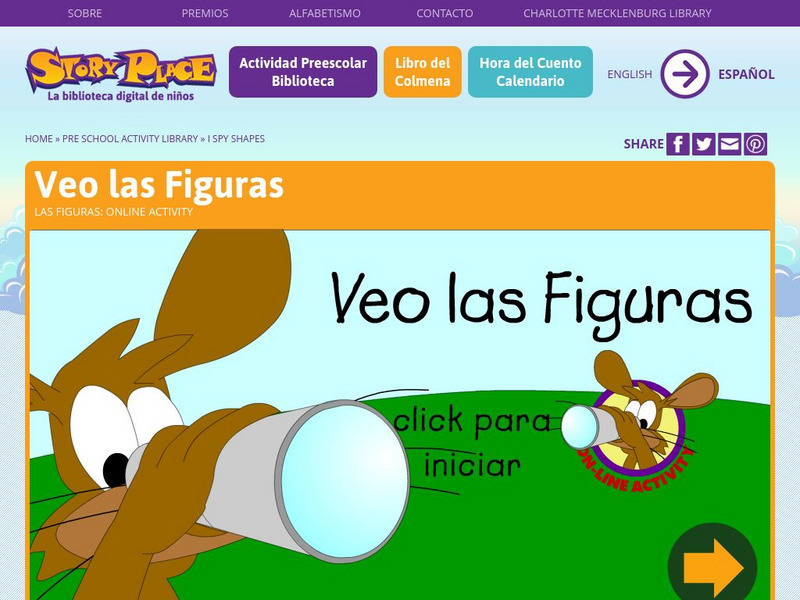 Story Place: Veo Las Figuras: (I See Figures) Activity