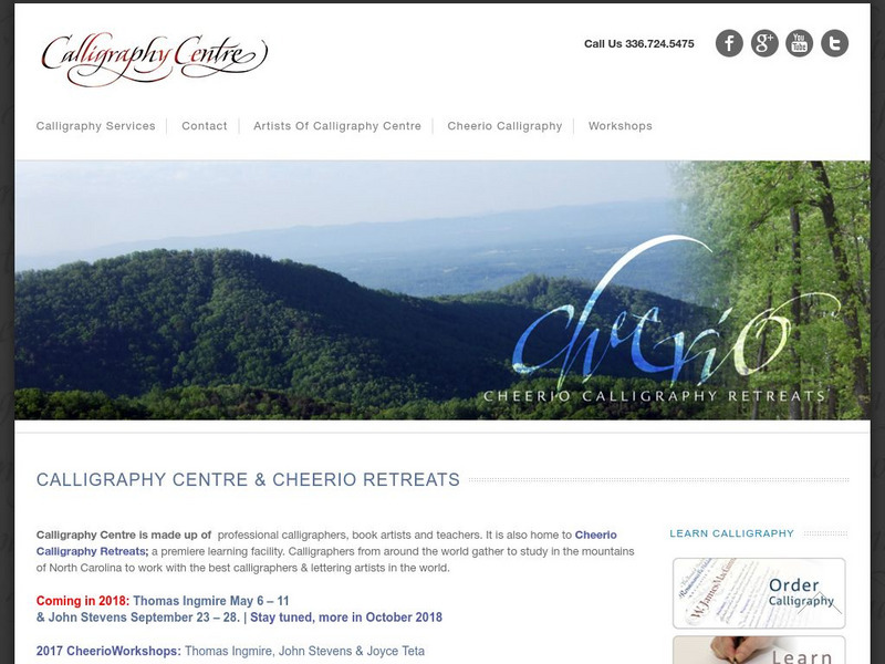 Calligraphy Centre Website Calligraphy Centre Website