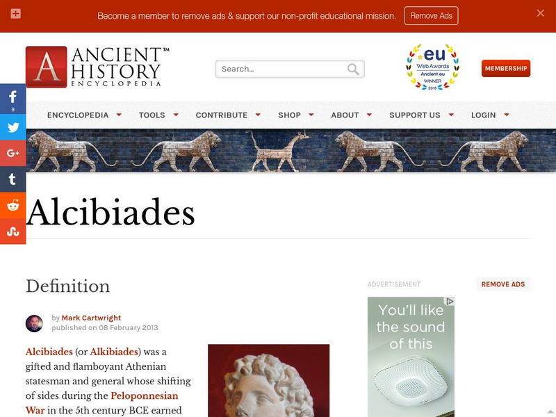 World History Encyclopedia: Alcibiades Handout World History Encyclopedia: Alcibiades Handout