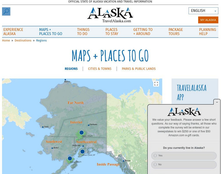 Alaska Vacation and Travel Information: Explore Alaska's Regions Website Alaska Vacation and Travel Information: Explore Alaska's Regions Website