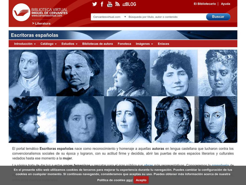 Biblioteca Virtual Miguel De Cervantes: Escritoras Espanolas Handout Biblioteca Virtual Miguel De Cervantes: Escritoras Espanolas Handout