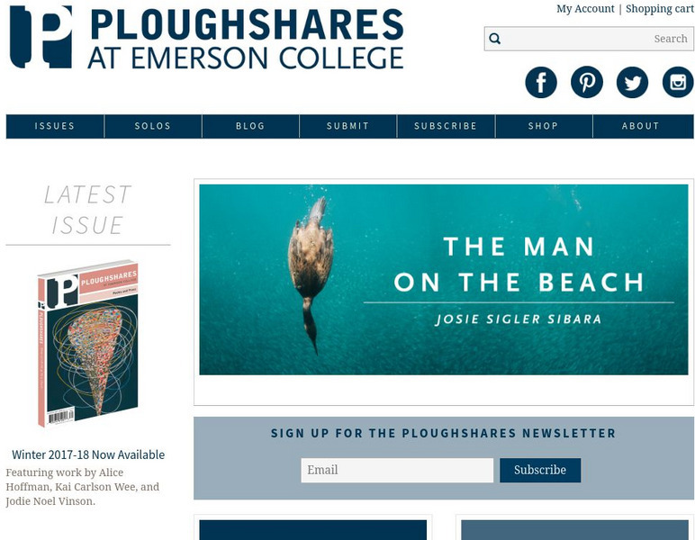 Ploughshares Website Ploughshares Website