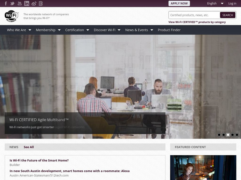 Wi Fi Alliance: Knowledge Center Website Wi Fi Alliance: Knowledge Center Website