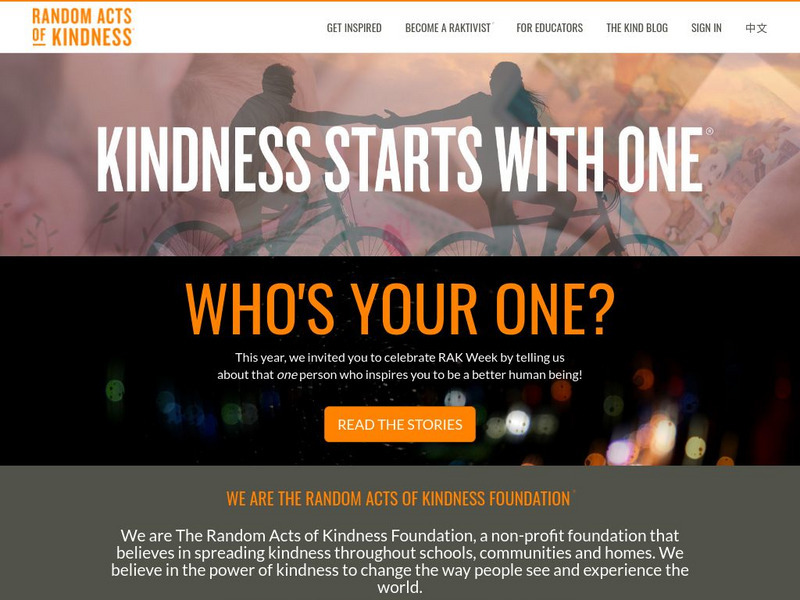 The Random Acts of Kindness Foundation Website The Random Acts of Kindness Foundation Website