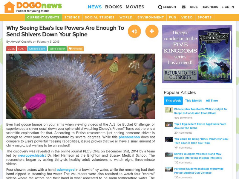 Dogo News: Why Seeing Ice Powers Sends Shivers Down Your Spine Article