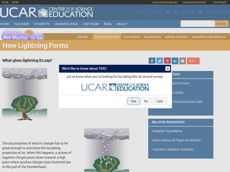 Ucar: How Lightning Forms Website Ucar: How Lightning Forms Website