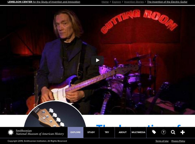 Lemelson Center: Invention of the Electric Guitar Website Lemelson Center: Invention of the Electric Guitar Website
