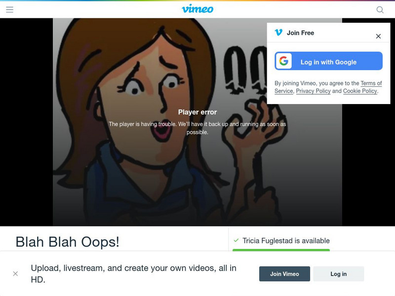 Fugle Flicks: Blah Blah Oops! Instructional Video Fugle Flicks: Blah Blah Oops! Instructional Video