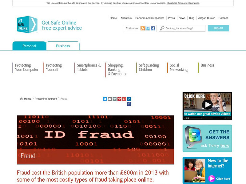 Get Safe Online: Id Fraud Website Get Safe Online: Id Fraud Website
