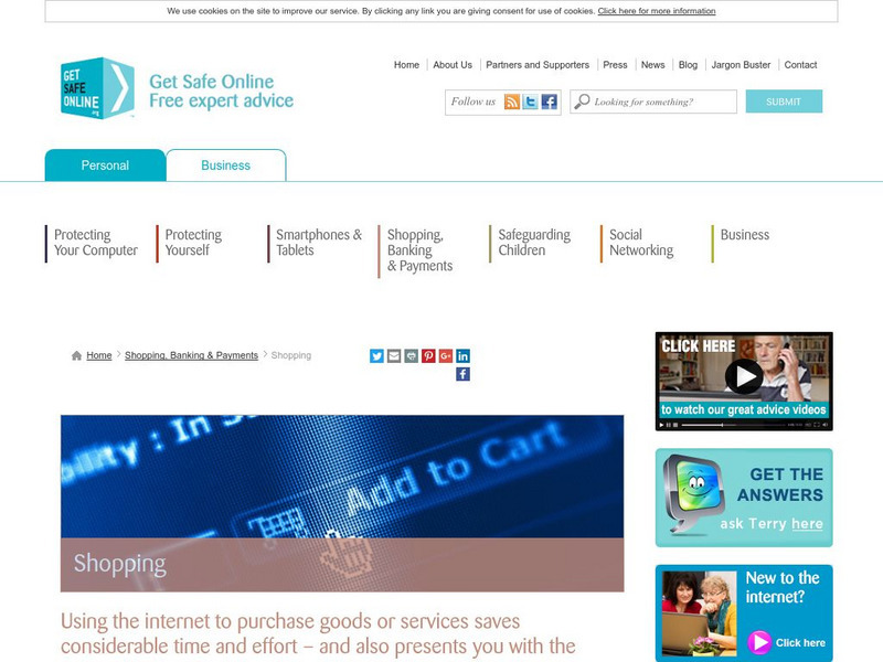 Get Safe Online: Shopping Online Website Get Safe Online: Shopping Online Website