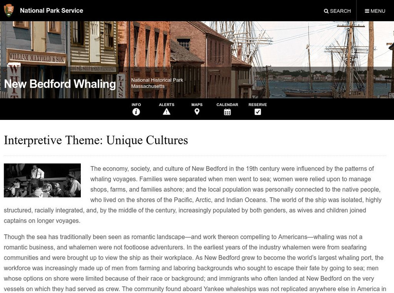 National Park Service: New Bedford Whaling National Historical Park Website National Park Service: New Bedford Whaling National Historical Park Website
