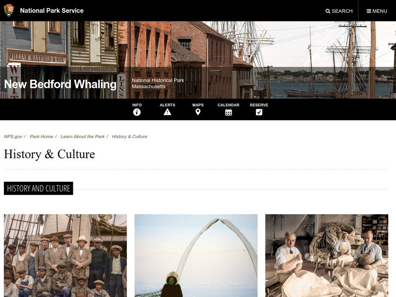 National Park Service: New Bedford Whaling Historical Park: History & Culture Website National Park Service: New Bedford Whaling Historical Park: History & Culture Website