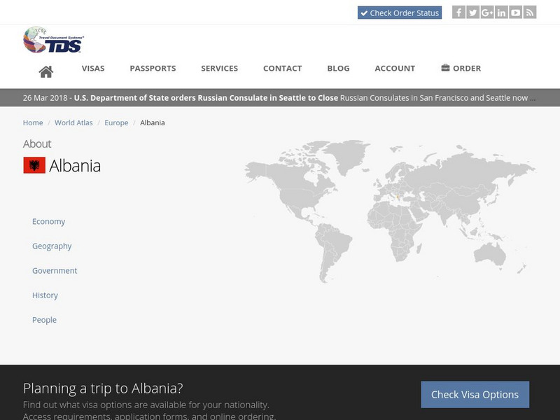 Tds: Albania: People Handout Tds: Albania: People Handout