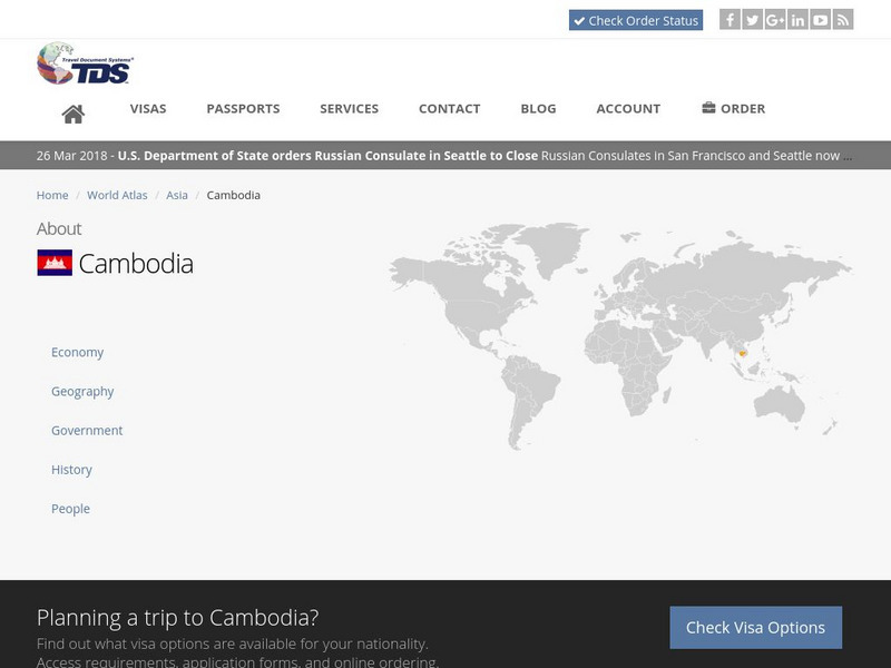 Tds: Cambodia: People Handout