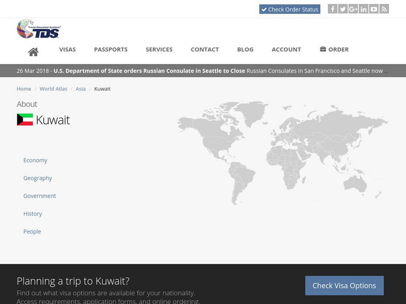 Tds: Economy of Kuwait Handout Tds: Economy of Kuwait Handout