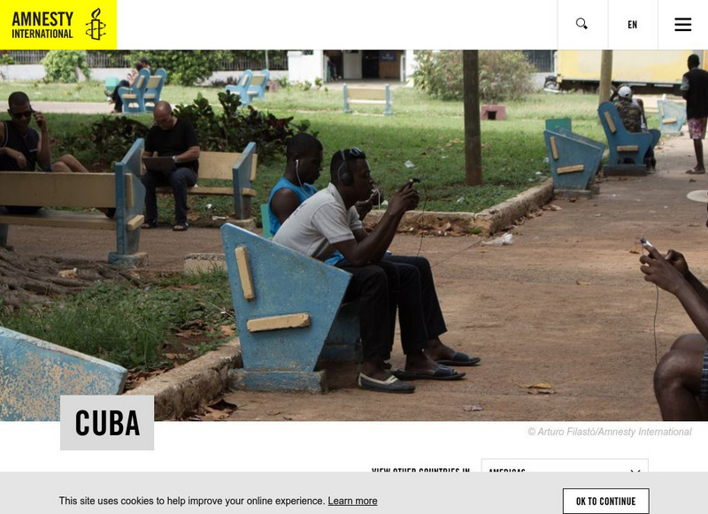 Amnesty International: Cuba Article Amnesty International: Cuba Article