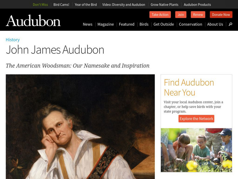 National Audubon Society: John James Audubon (1785 1851) Handout National Audubon Society: John James Audubon (1785 1851) Handout