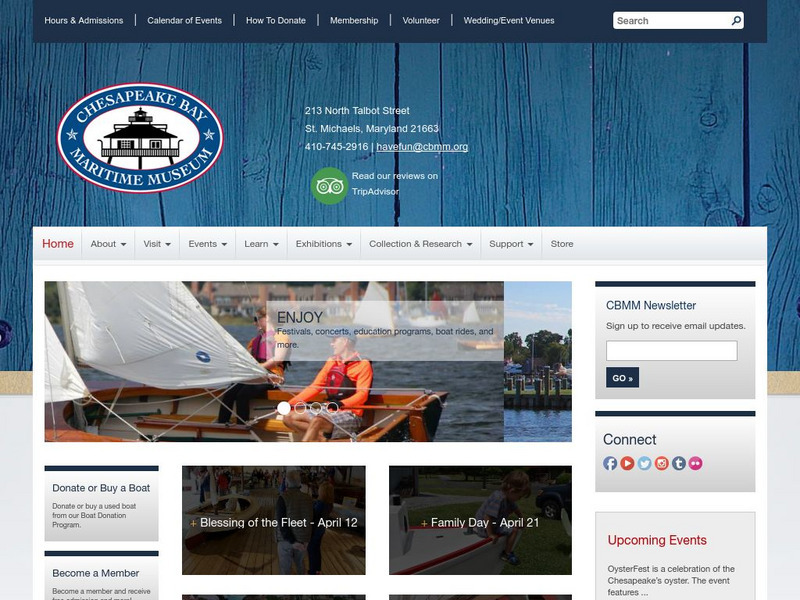 Chesapeake Bay Maritime Museum Website Chesapeake Bay Maritime Museum Website