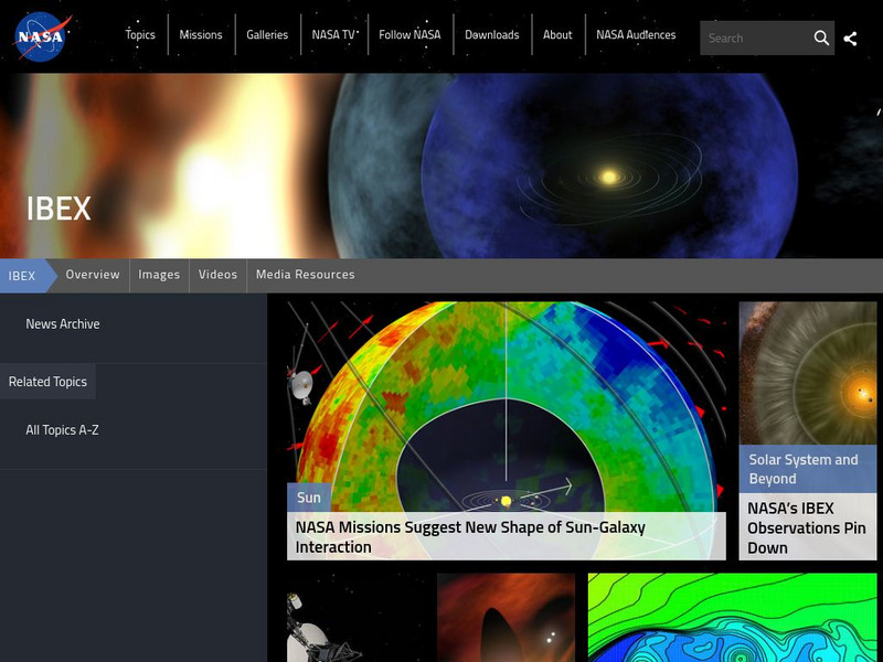 Nasa: Ibex: Interstellar Boundary Explorer Website Nasa: Ibex: Interstellar Boundary Explorer Website