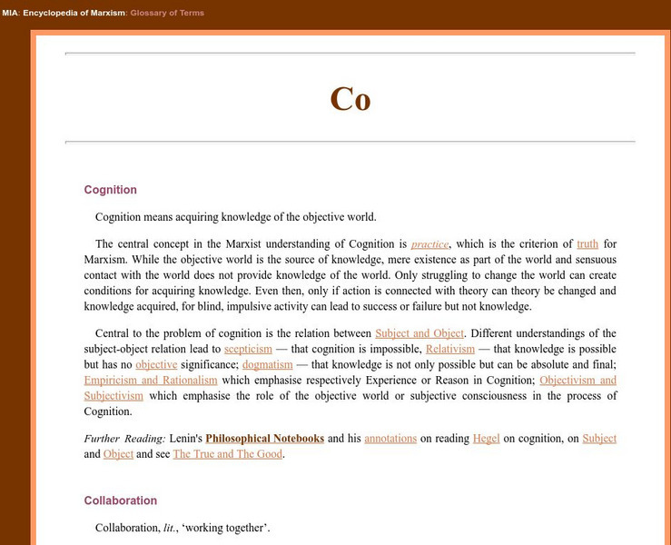Marxists Internet Archive: Communism Primary Marxists Internet Archive: Communism Primary