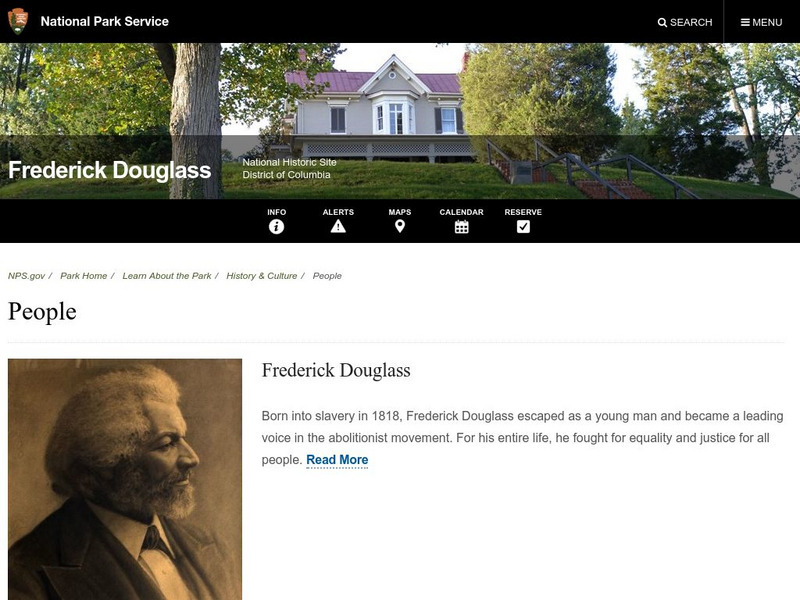 National Park Service: The Life of Frederick Douglass Website National Park Service: The Life of Frederick Douglass Website