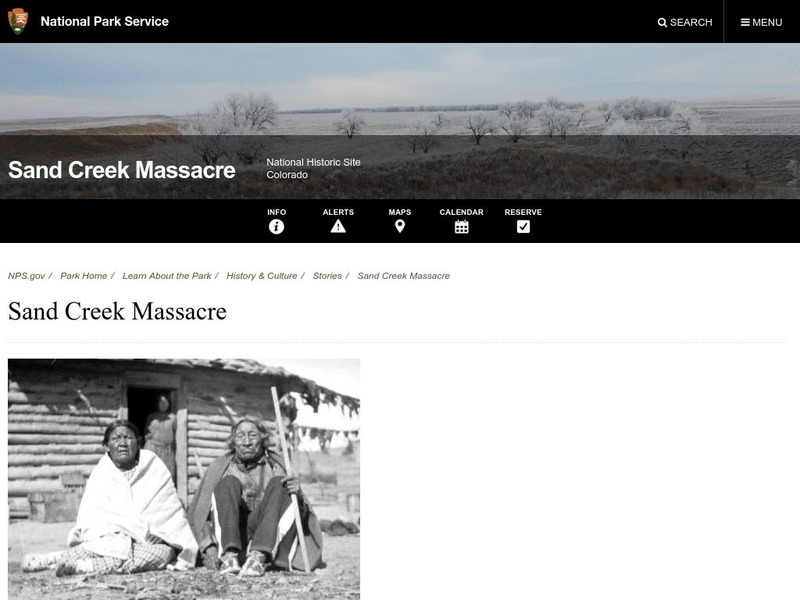 National Park Service: Sand Creek Massacre National Historic Site Handout National Park Service: Sand Creek Massacre National Historic Site Handout