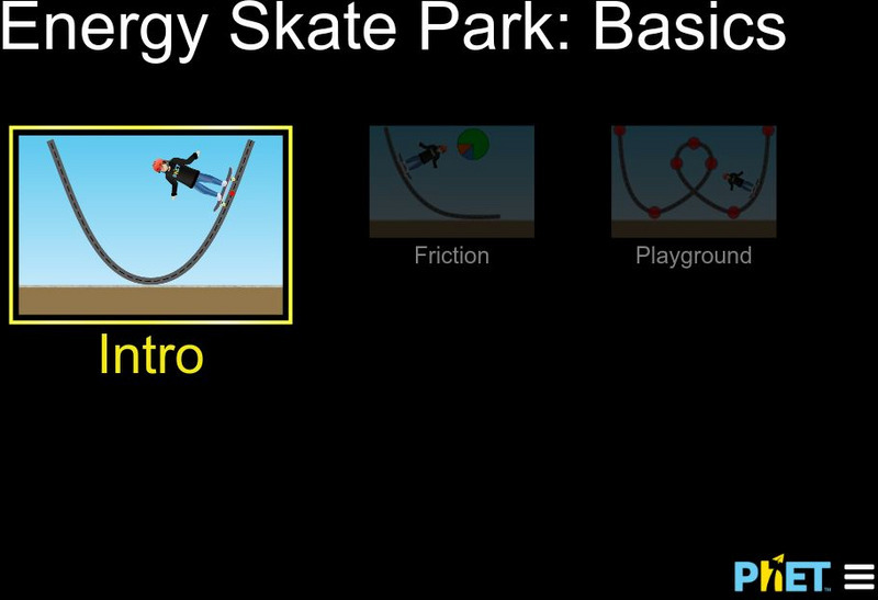 University of Colorado: Ph Et Interactive Simulations: Energy Skate Park Interactive University of Colorado: Ph Et Interactive Simulations: Energy Skate Park Interactive