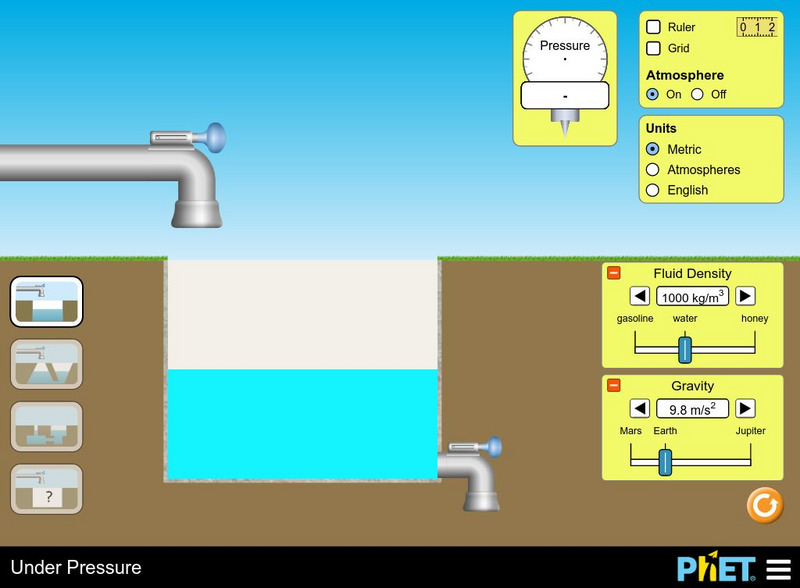 University of Colorado: Ph Et Interactive Simulations: Under Pressure Interactive University of Colorado: Ph Et Interactive Simulations: Under Pressure Interactive