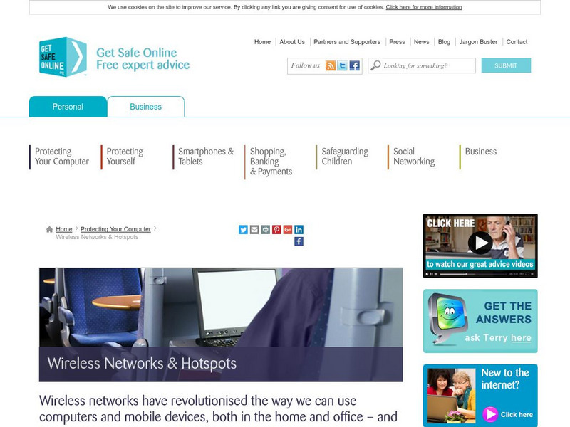Get Safe Online: Wireless Networks and Hotspots Website Get Safe Online: Wireless Networks and Hotspots Website