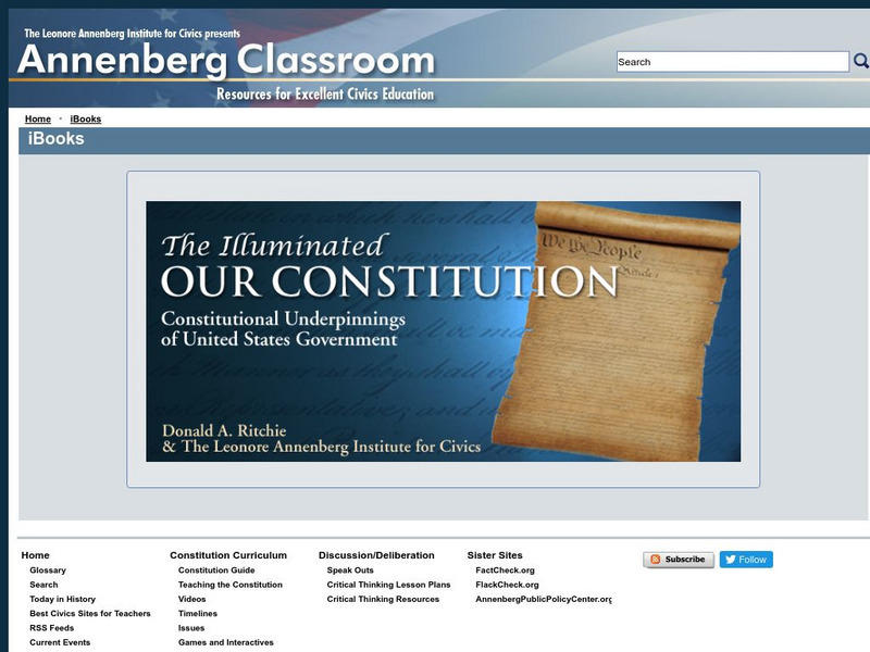 Annenberg Classroom: The Illuminated Our Constitution eBook