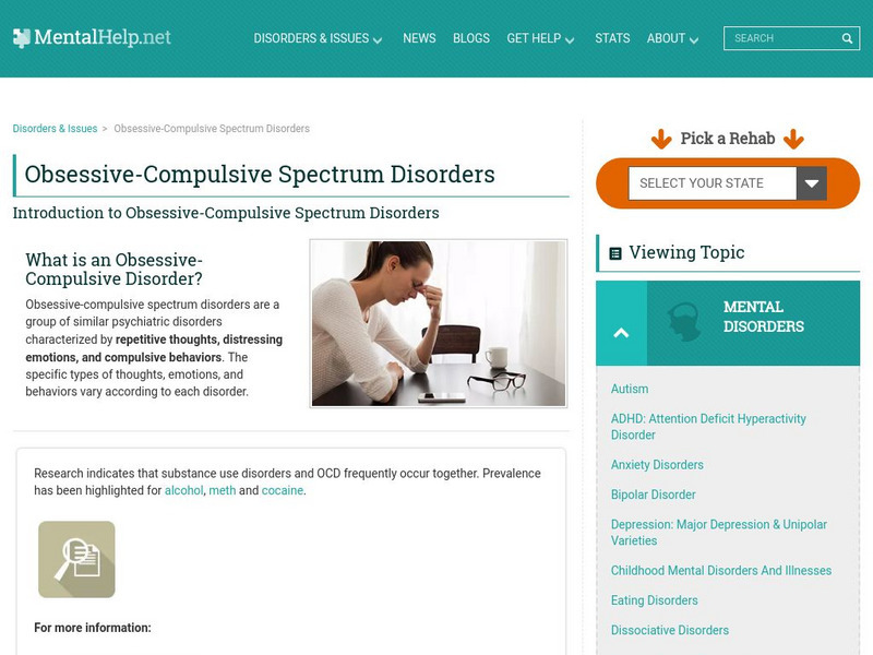 Mental Help Net: Obsessive Compulsive Disorder Website Mental Help Net: Obsessive Compulsive Disorder Website